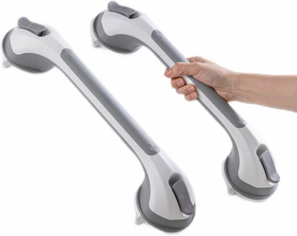TAILI Nice Series 16.8 Inch Suction Shower Grab Bar – No-Drill Bathroom Safety Handl
