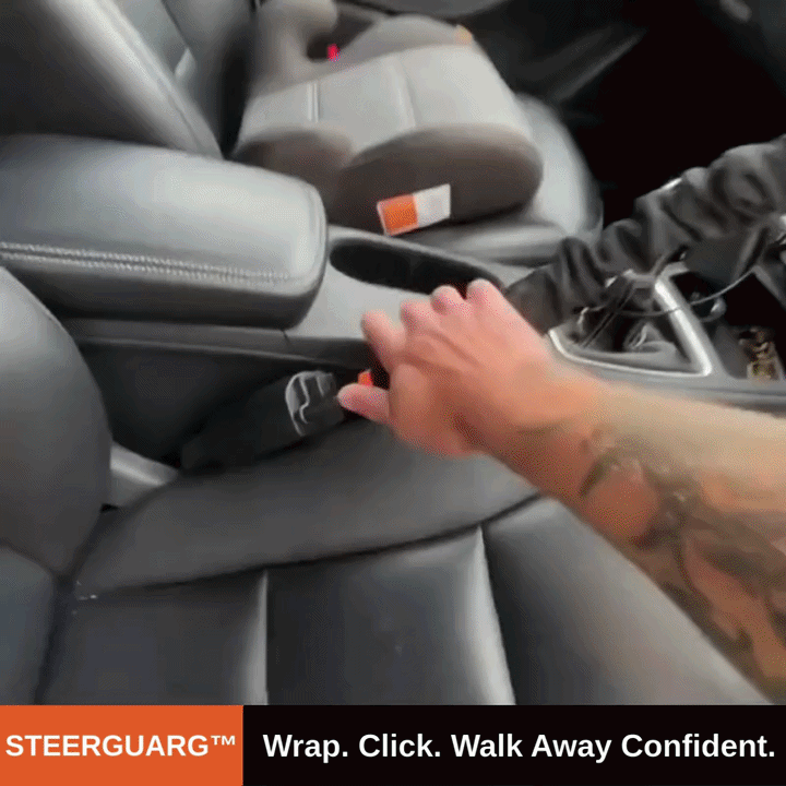 STEERGUARD™ Steel Cable Steering Wheel Lock