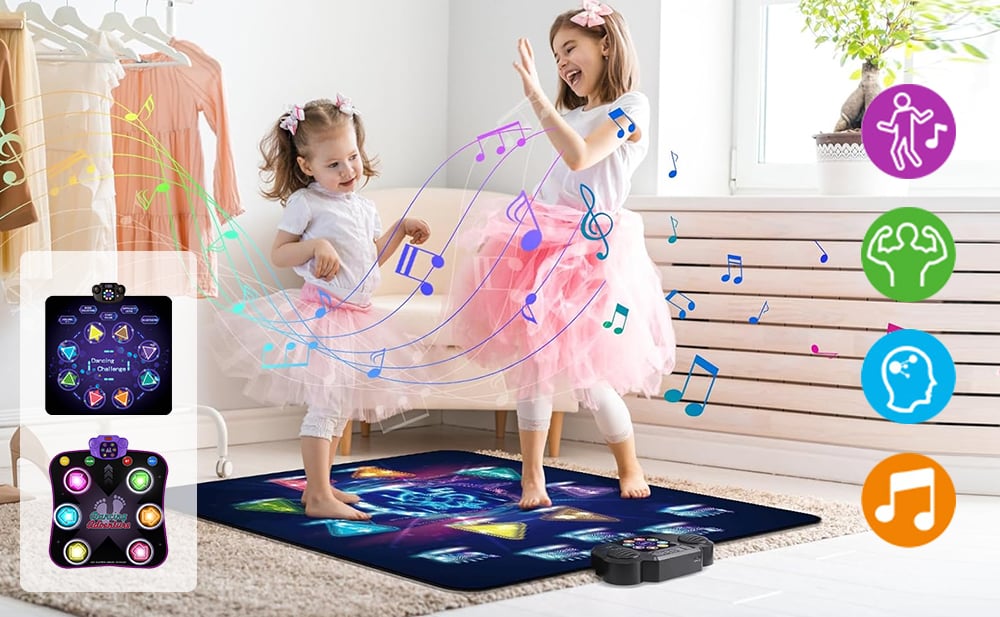 🔥(FREE SHIPPING)🔔 ✨💖 Diozoo™ Led Bluetooth Kids Dance Mat