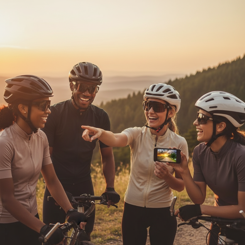 Outdoor Cycling Camera Glasses