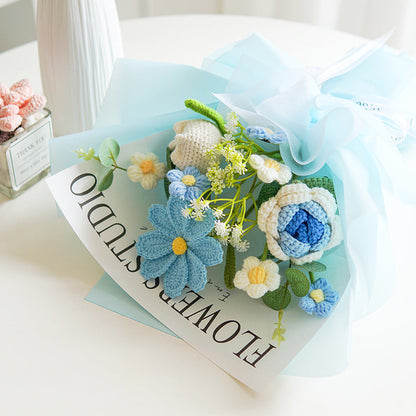 💕Mother's Day Special Sale 50% OFF!💕Handmade Delicate Crochet Flower Bouquet