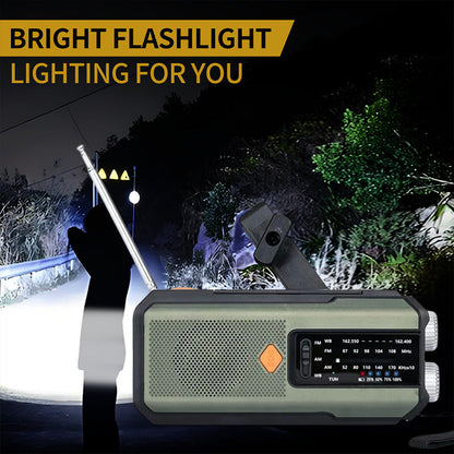 📻 60% OFF NOW! ☀️ Solar Hand-Crank Emergency Weather Radio – NOAA Alerts, Power Bank & Built-In Flashlight 🔋